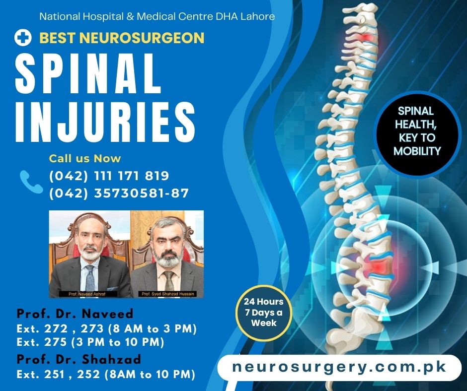 Spinal Injuries - Best Neurosurgeon in Lahore Pakistan