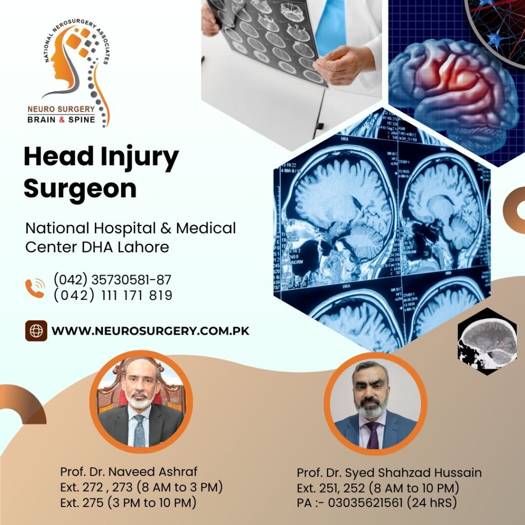 head injury surgeon - neuro surgery - neuro surgeon - lahore pakistan