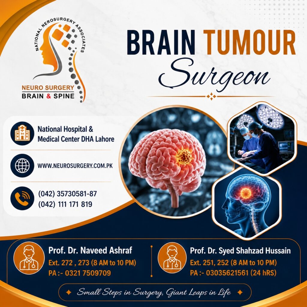 brain tumour surgeron - dr naveed ashraf and dr shahzad