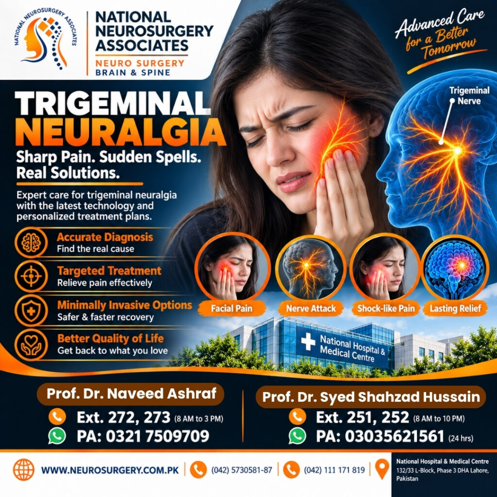 trigeminal neuralgia , sharp pain sudden speach,real solutions in dha lahore pakistan